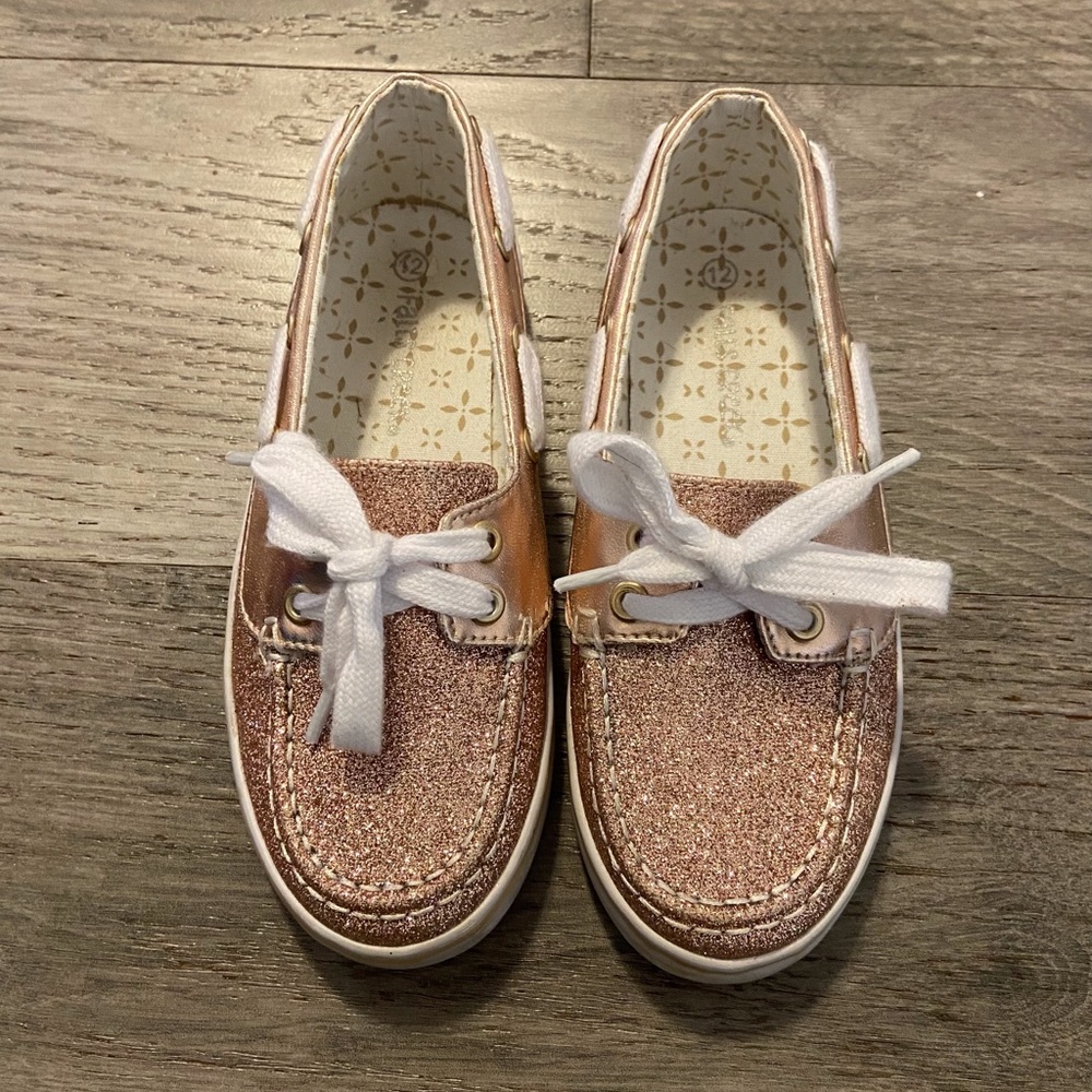 Falls Creek Rose Gold Boat Shoes